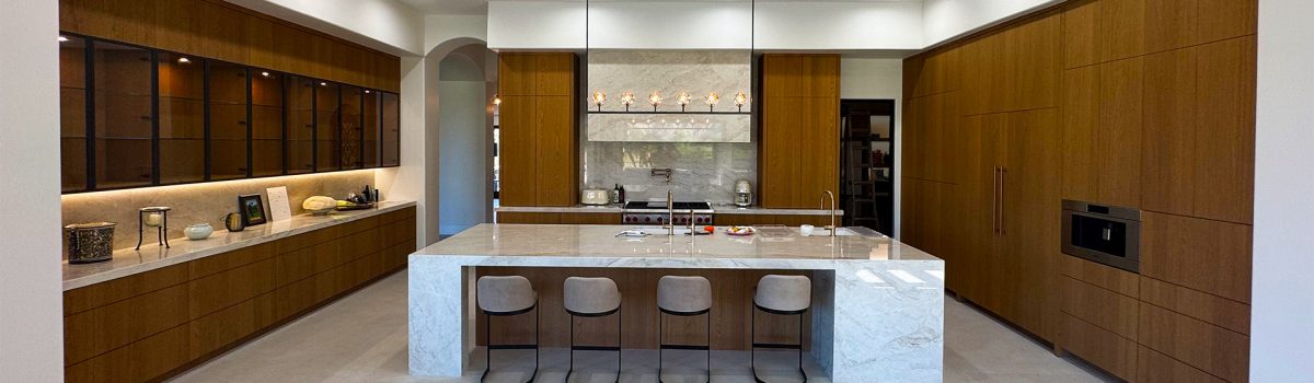 Custom Cabinets in a high end home