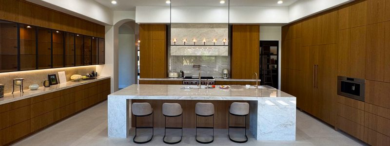 Custom Cabinets in a high end home